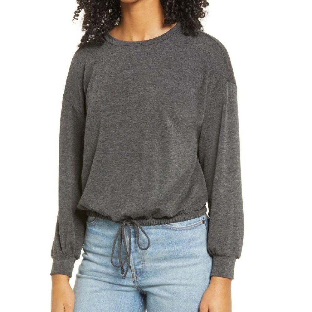 All In Favor French Terry Drawstring Sweatshirt